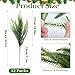 TISEMENT 12 Pcs Real Touch Norfolk Pine Branches,Christmas Artificial Norfolk Pine Stems for Vase,DIY Crafts Faux Greenery Stems for Indoor/Outdoor Christmas Decor.