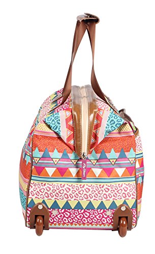 Lily Bloom Wheeled Duffel Bag (14in, On the Prowl)