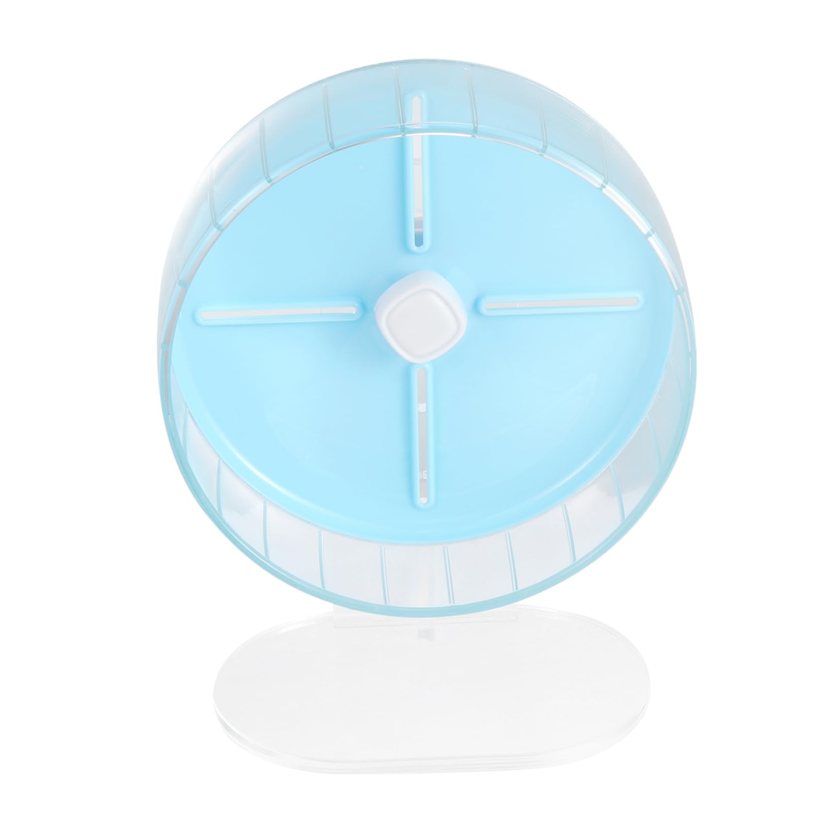 Happyyami 20cm Exercise Wheel Treadmill Wheel for Small Pets Silent Jogging Wheel with Stand for Gerbil Mouse