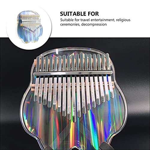 BIENKA 2pcs 17 Touches Kalimba Pouce Piano Portable Kalimba avec Tuning Hammer Mbira Doigt Piano Instruments de Musique… - Les Beatles, Paul McCartney, John Lennon, RIngo Starr, George Harrison BIENKA 2pcs 17 Touches Kalimba Pouce Piano Portable Kalimba avec Tuning Hammer Mbira Doigt Piano Instruments de Musique… – Image 4