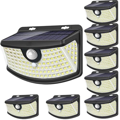 Aootek New Solar Motion Sensor Lights 120 LEDs with...