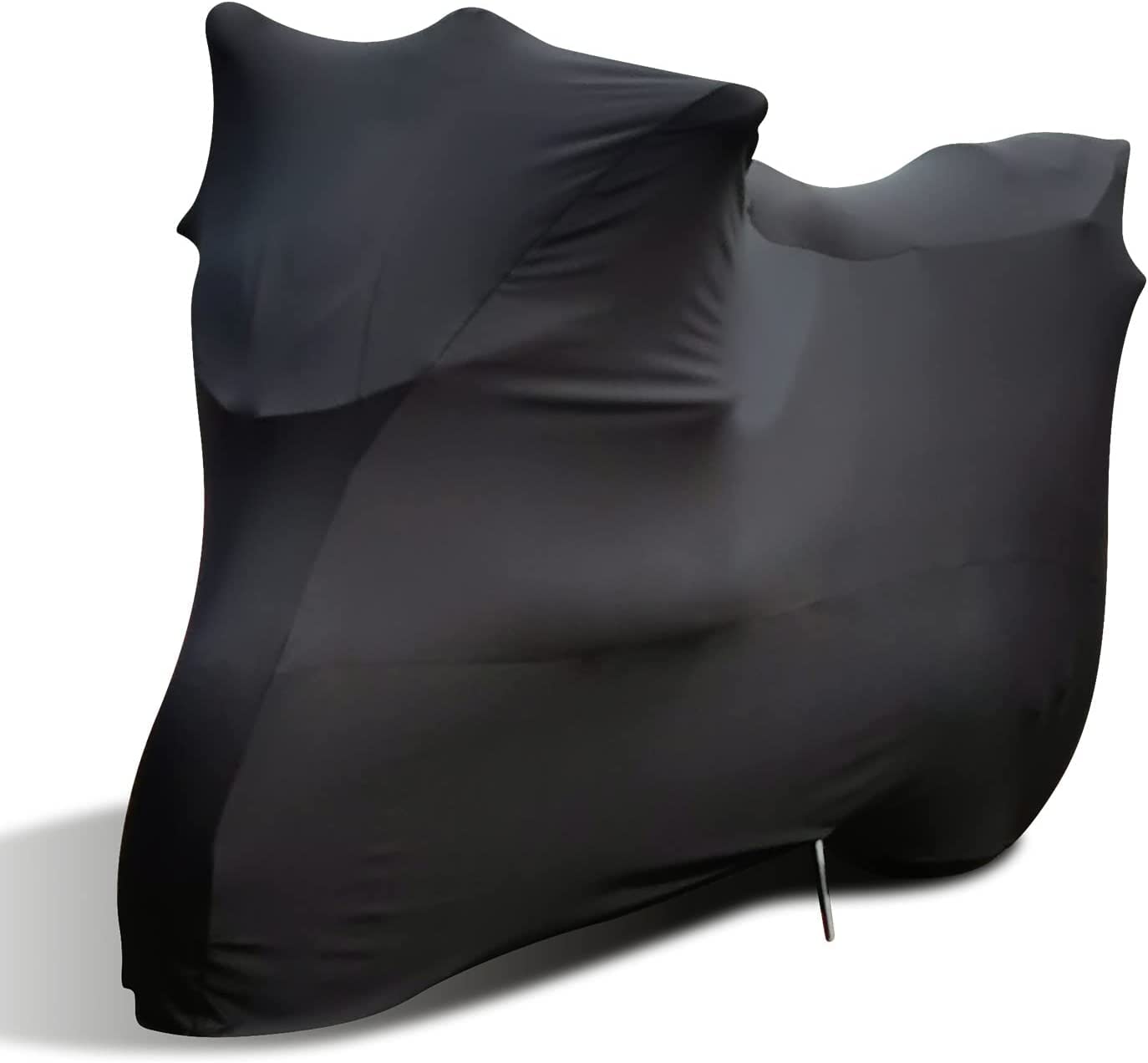 TECTICO Funda Moto Interior Cubierta Motocicleta Elastica Stretch Suave S Protección Completa Universal Cubierta Moto para Interior Garaje, 78 x 35 x 39 Pulgadas