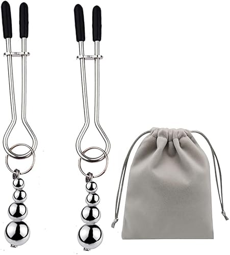 Miniatura 1 de Abrazadera de pezón colgante no perforante, ajustable, sexy, clip de pezón, abrazaderas de clip para pezón, anillo de nudo, joyería para el cuerpo,