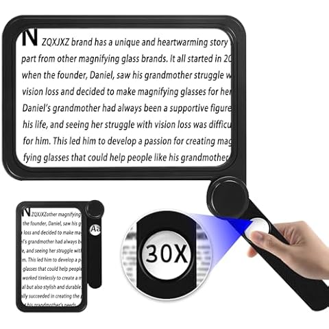 Loupe de Lecture NZQXJXZ 30X 5X Cover