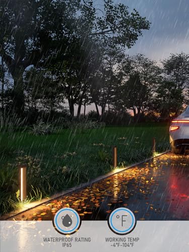 Image of LEONLITE 8-Pack 5CCT Low Voltage Landscape Lights, 12-24V, ETL, IP65