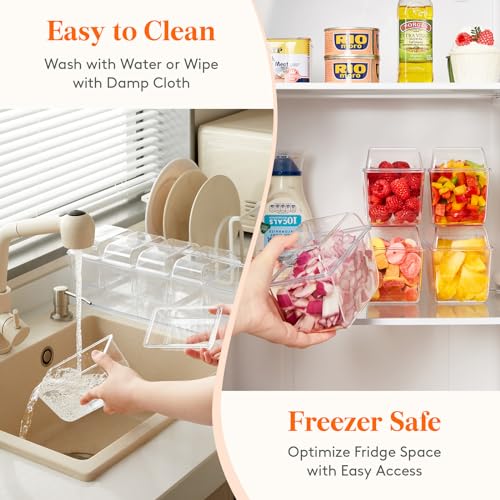 Image of Lifewit Taco Bar Serving Set for Party with 5 x 20 oz Containers & Components, Ice Chilled Condiment Caddy Organizer, Garnish Serving Tray Platter for Mimosa Bar Accessories, Fruit, Salad, Food