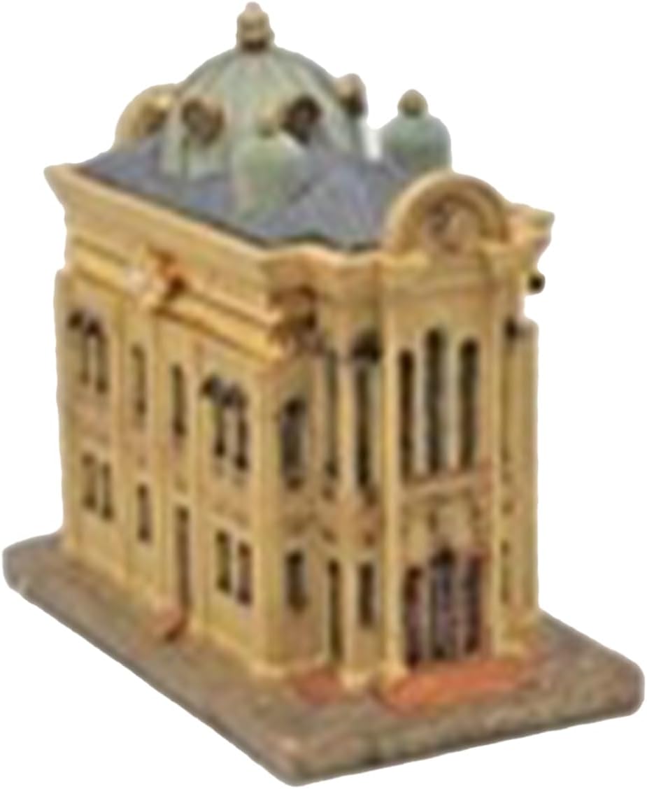 Majestic Giftware Jewelry Box for Women (RM-UR-99043) | 5x3x5 Ceramic Jewelry Case & Organizer | Design of Great Synagogue in Florence, Italy | Ideal Jewelry Organizer for Gifts & Keepsakes