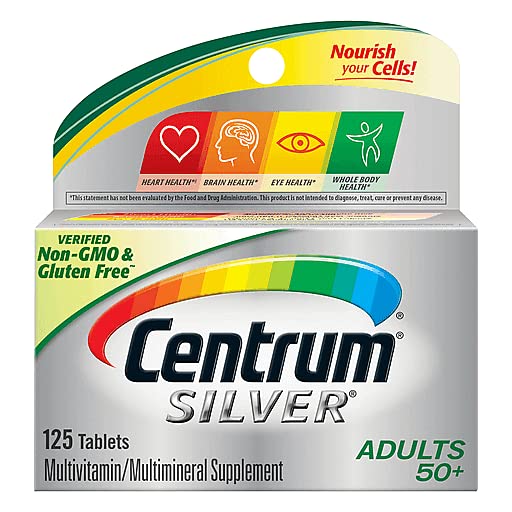 Image of Centrum Silver Adults 50+ Multivitamin or Multimineral125 Tablet