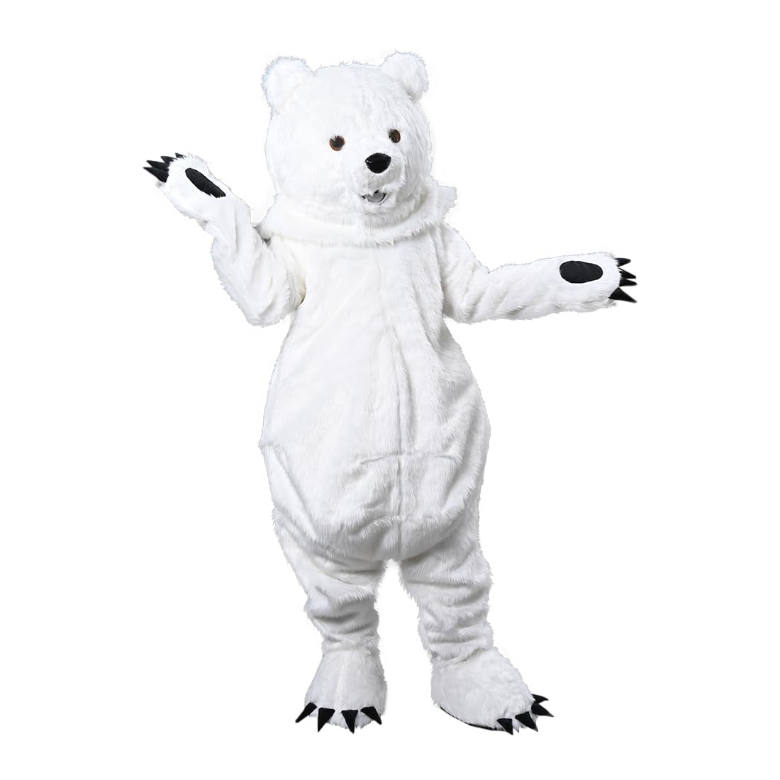 White Bear Fancy Dress Mascot Costume Adult Cosplay