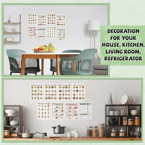 Image of Sinload 12 Pcs Spanish Anti Inflammatory Diet Food List Poster Dieta Antiinflamatoria En Espanol Anti Inflammatory Meal Chart