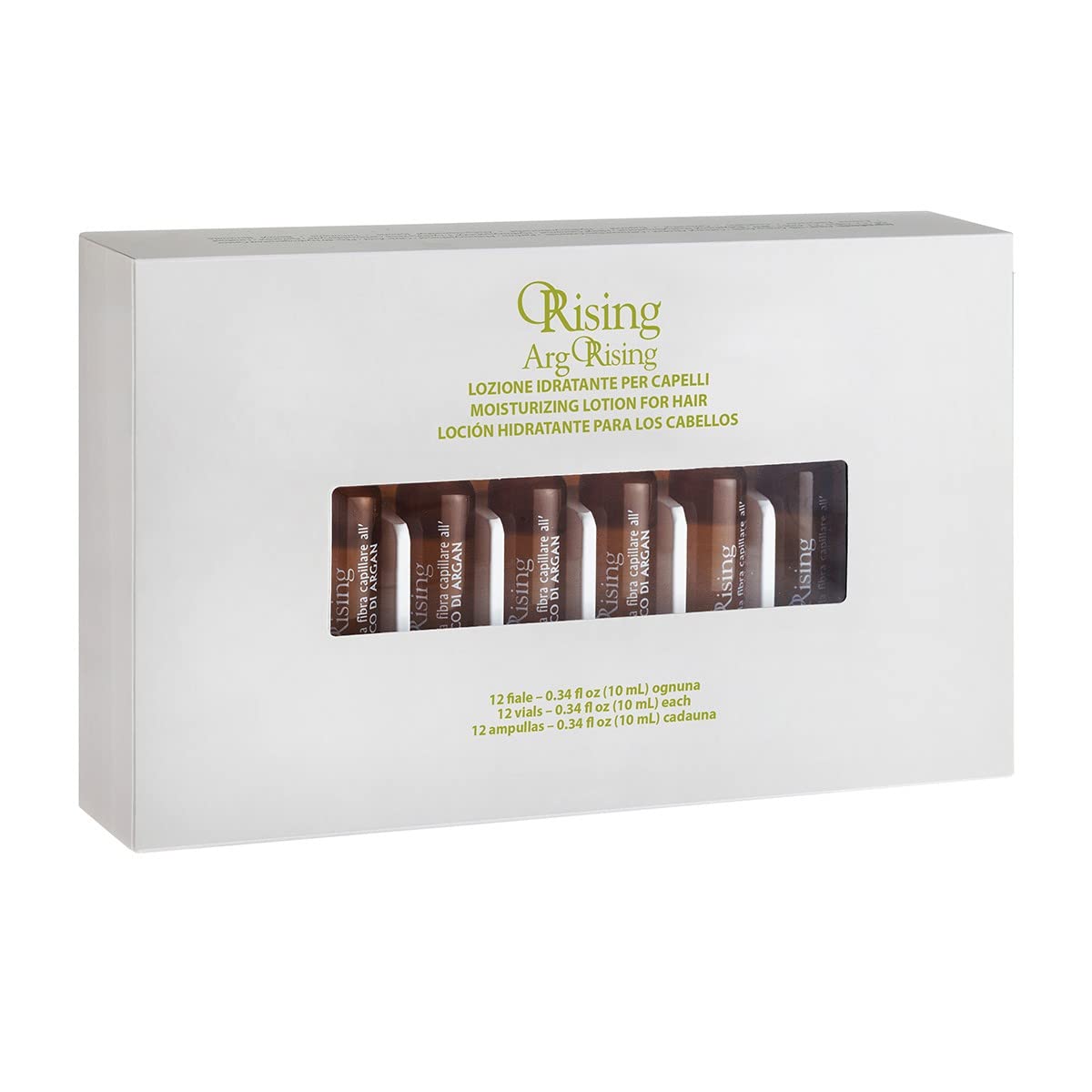 Orising ArgORising serum nawilżające, 12 x 10 ml, ochronne serum na bazie olejku arganowego do włosów suchych
