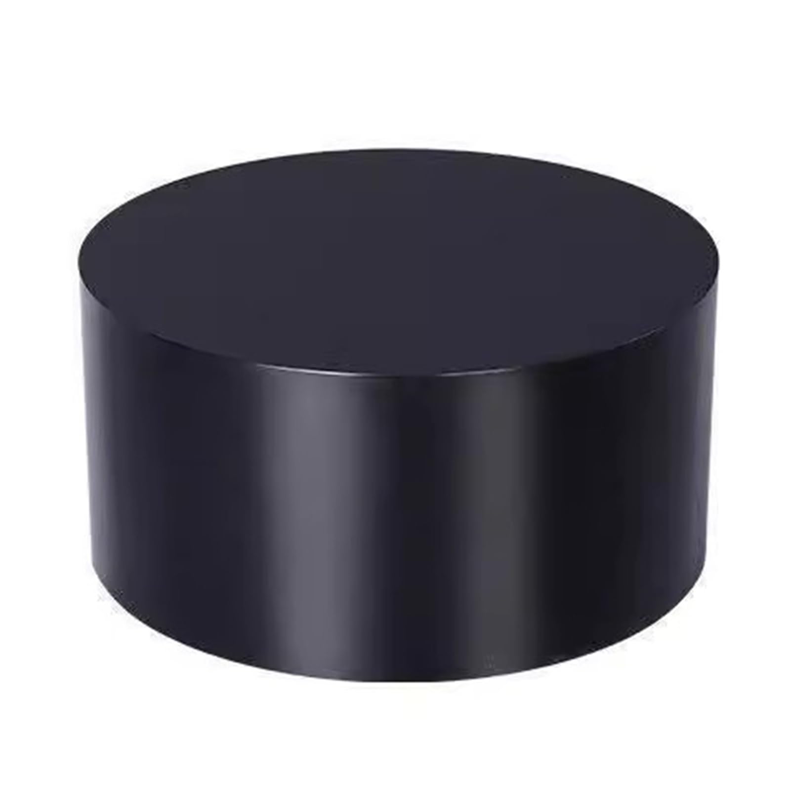 Expositor de Pedestal, Pedestal cilíndrico portátil, Base de Plataforma elevable de 60 x 20 cm, Color Negro, Ideal para decoración de Eventos, Ideal para Pasteles, postres, maniquíes y Bolsa