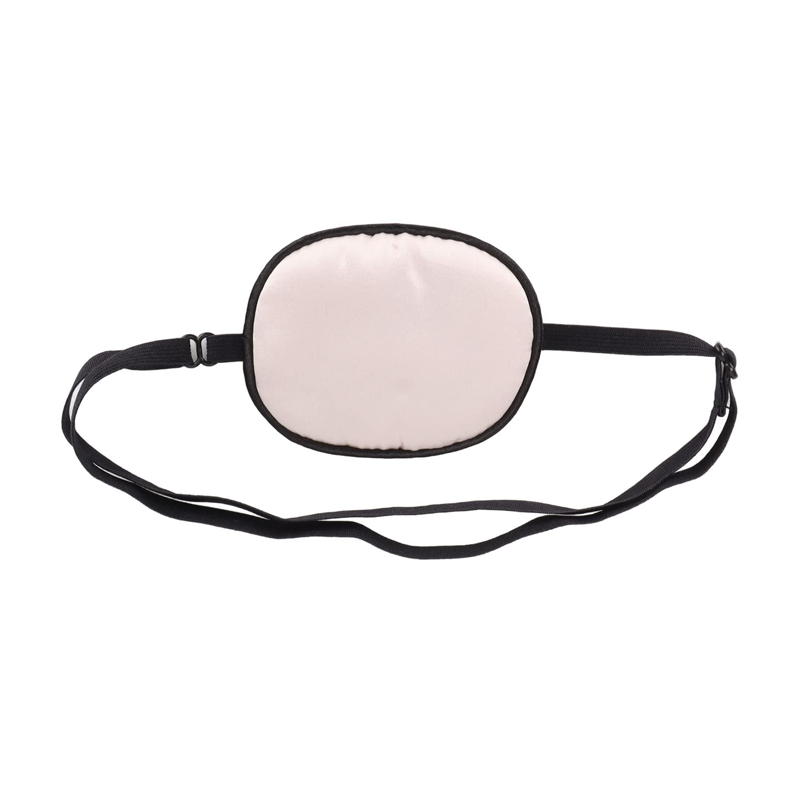 Silk Eye Patches, Small Lightweight Adjustment Strap Silk Single Eye Patches Breathable for Home for Kids (Light Pink)