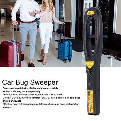 Détecteur de Signal Détecteur de Bug GPS Aimant RF Détecteur de Caméra Wav électromagnétique Moniteur de Bug GPS… - Image 4
