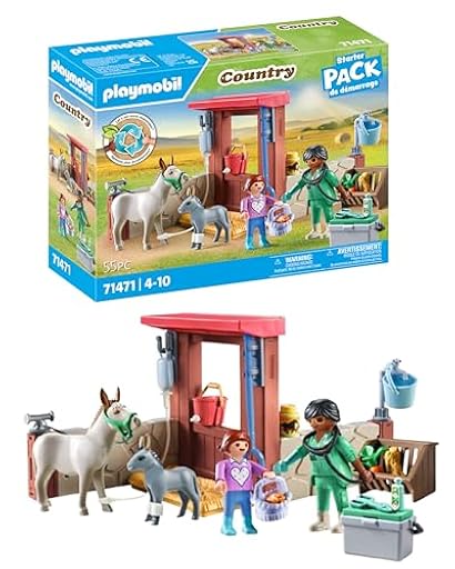 PLAYMOBIL 71471 Vétérinaire Avec animaux de la Ferme | Ya disponible en tu tienda friki favorita! En mundofriki.es!