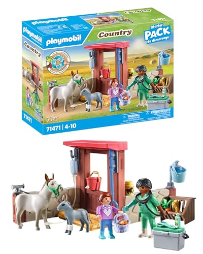 PLAYMOBIL 71471 Vétérinaire Avec animaux de la Ferme