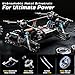 DEERC 8618 1/16 Fast Brushless RC Cars for Adults, Max 56mph, 2 3S Lipo Batteries Electric Off-Road Waterproof RC Truck,4X4 High Speed Remote Control Car, All Terrain RC Truggy for Boys