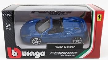 Amazon | ブラーゴ フェラーリ ミニカー 1/43 FERRARI 488