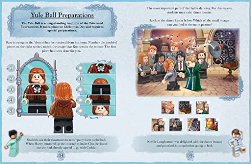 LEGO® Harry Potter™: Magical Year at Hogwarts (with 70 LEGO bricks, 3 minifigures, fold-out play scene and fun fact book) (LEGO® Minifigure Activity)
