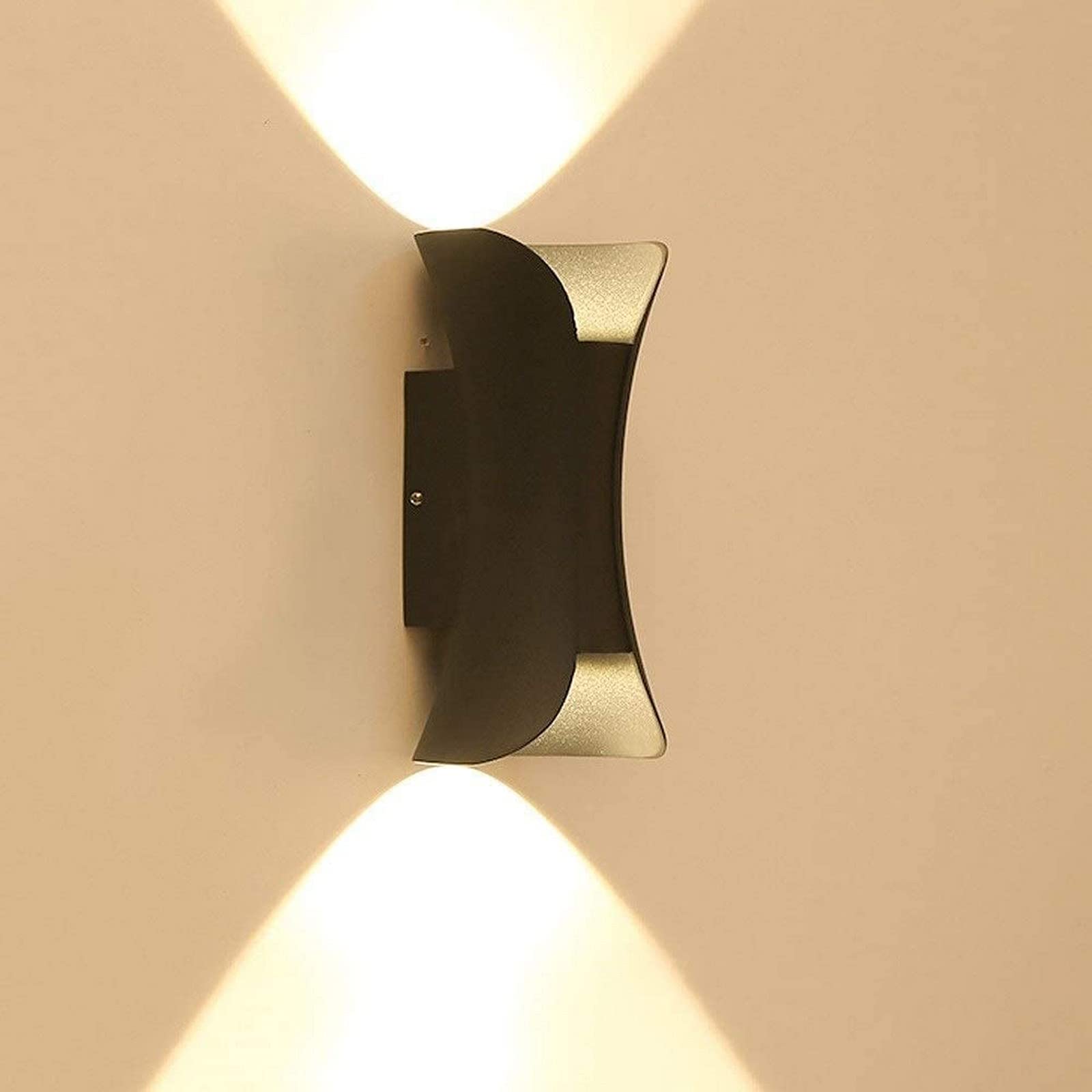 Aplique de pared LED de 10W en aluminio y acrílico moderno para iluminación de dormitorios