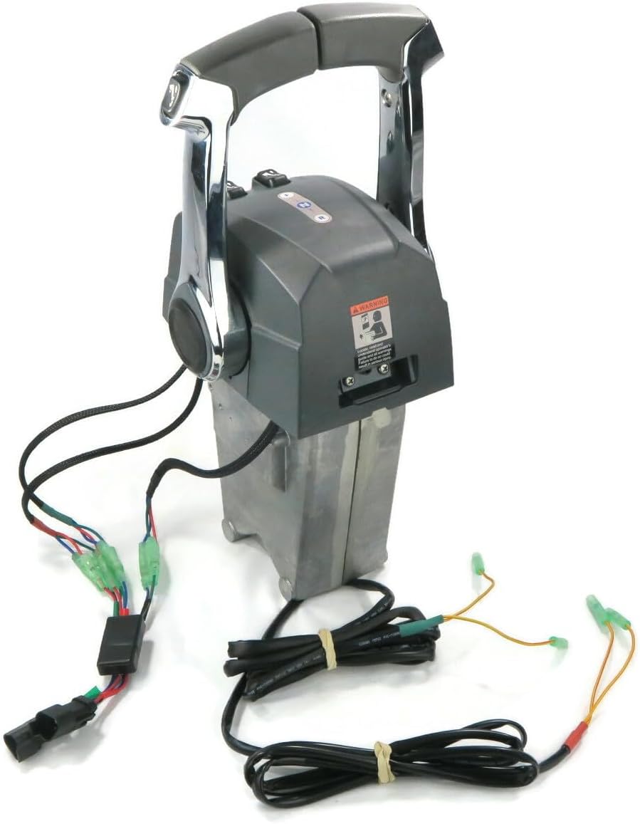 Front view of the control unit with wiring connections