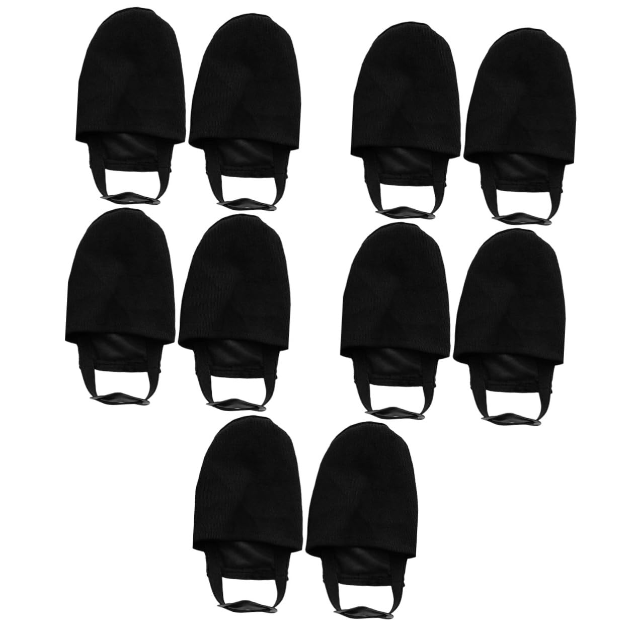 ifundom 5 Pairs Bowling Shoe Slider Covers Elastic Band Slip Reusable Dirt Resistant Bowling Sports Supplies for Men Women