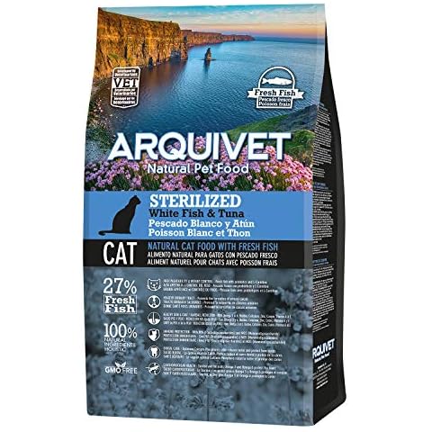 Comida Seca para Gatos Arquivet Pescado Blanco y Atún Cover