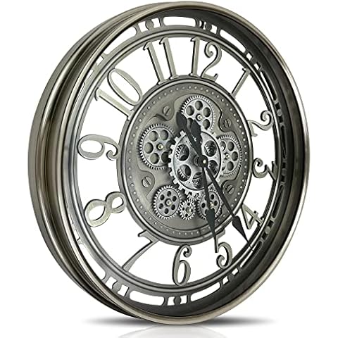 DORBOKER Real Moving Gears Wall Clock Cover