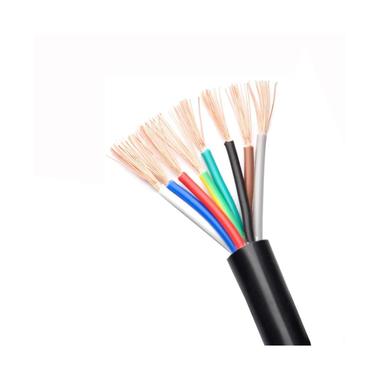 Wielordzeniowy kabel sterujący RVV 2M, 17-28AWG 2-24 żyły