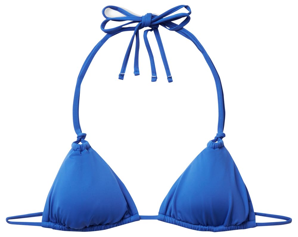United Colors of Benetton Women's Reggiseno 3p5h5r04a Bikini Top, Blue, L