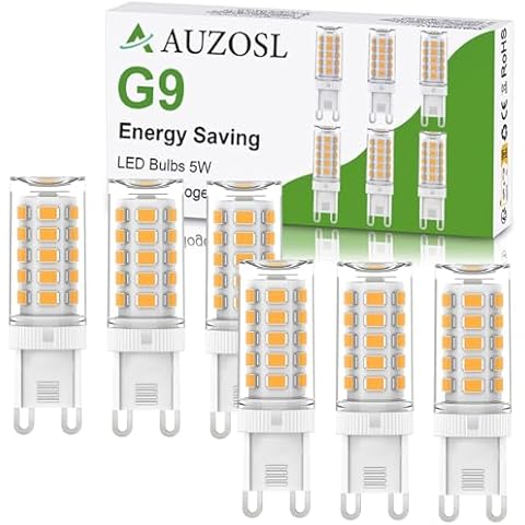 AUZOSL G9 LED Bulbs 5W Warm White Cover