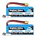 Produktbild Yowoo 2Pcs 11.1v 3S 2200mAh 130C Lipo Akku mit XT60 Stecker RC Batterie für E-Flite Valiant Parkzone E4F Wildkatze Großflugzeuge E-Cub RC Auto Boot LKW Heli Flugzeug Quadcopter Hubschrauber