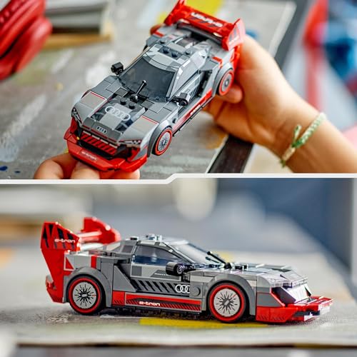 Speed Champions Auto da Corsa Audi S1 E-Tron Quattro, Modellino da Costruire di Macchina Giocattolo per Bambini e Bambine da 9 Anni in su con Minifigure del Pilota, Veicolo da Esposizione 76921 - Lego - Immagine 4