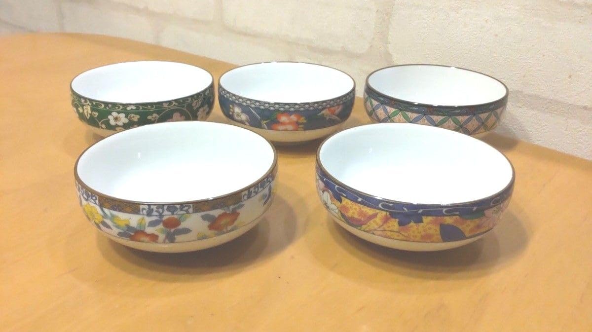 Amazon.co.jp: 有田焼 絵変わり小鉢 天王窯 京友禅 和食器 5個