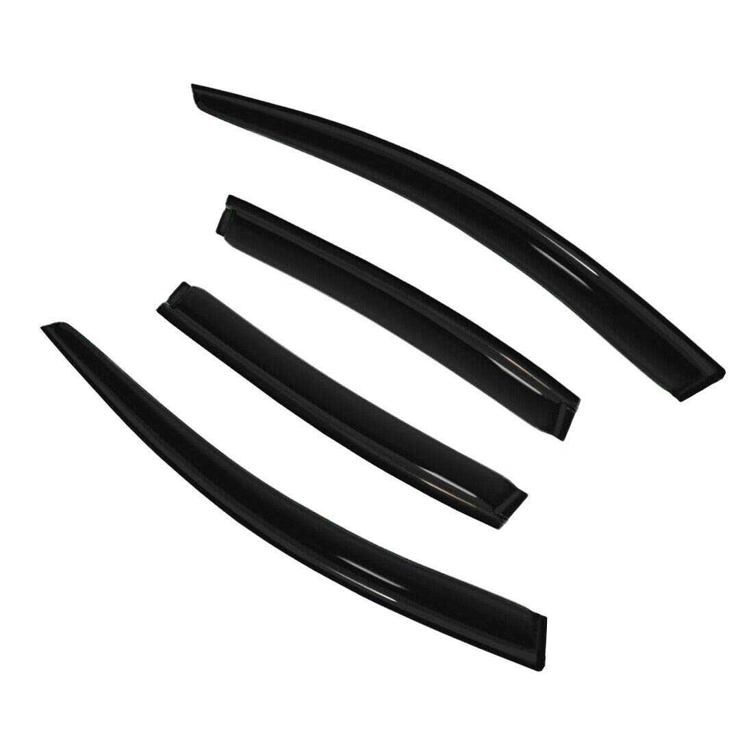 feidks new 4pcs rain guard window visors deflector fit 08 09 10 11 12 malibu 4 door