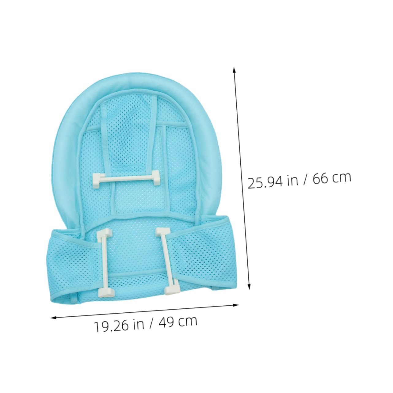 IWOWHERO Comfortable Bath Net Infant Bath Seat Mesh Support Pad for Tub Newborn Friendly