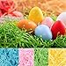 EMAGEREN Füllmaterial Geschenk 200g Geschreddertes Papier Mehrfarbiger Raffia Hamper Shreds Ostern Korb Gras Seidenpapier-Schnipsel als Geschenkfüllung Papierschnitzel (Rosa, Blau, Grün, Gelb)