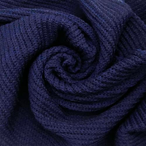 EONPOW Warm Autumn and Winter Scarf, Unisex Pure Color Winter Neck Warm Knitting Yarn Scarf2