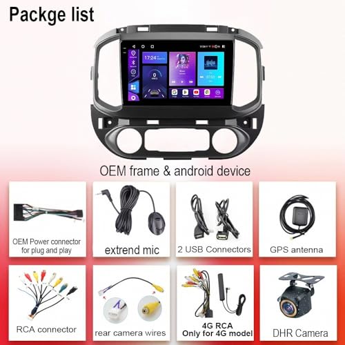 Radio Coche con Bluetooth Chevrolet Trailblazer Mirror Link USB Eq 7