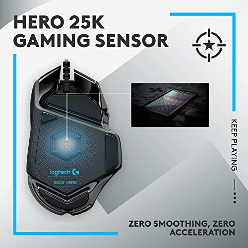 Image of Logitech G413 SE Mechanical Gaming Keyboard and Logitech G502 HERO High Performance Gaming Mouse Bundle