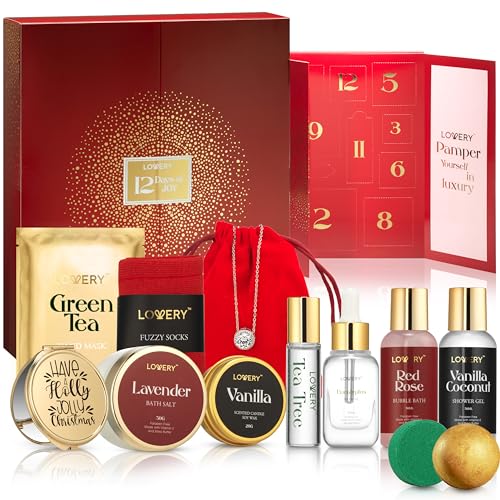 Birthday Gifts for Her, 12 Day Beauty Surprises, Wedding Gifts for Adults, Birthday Gifts for Women & Men, Anniversary Ideas, Beauty & Spa - Bath & Body Care Gift Set - Image 3