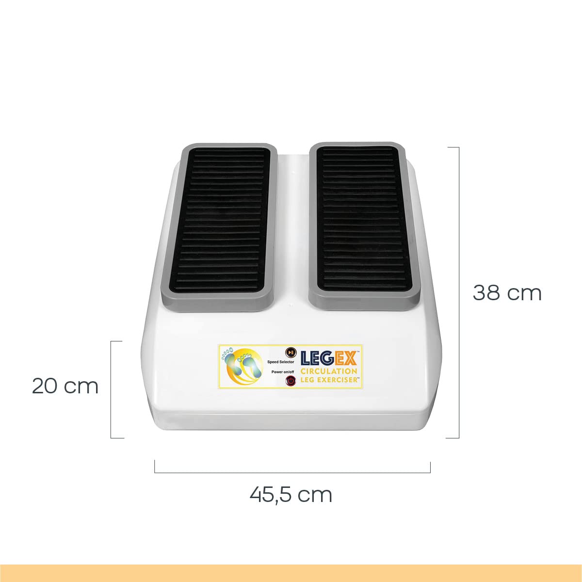 Esercitatore di gambe a circolazione, LegEx pro, esercitatore passivo di gambe con telecomando senza fili e 3 velocità