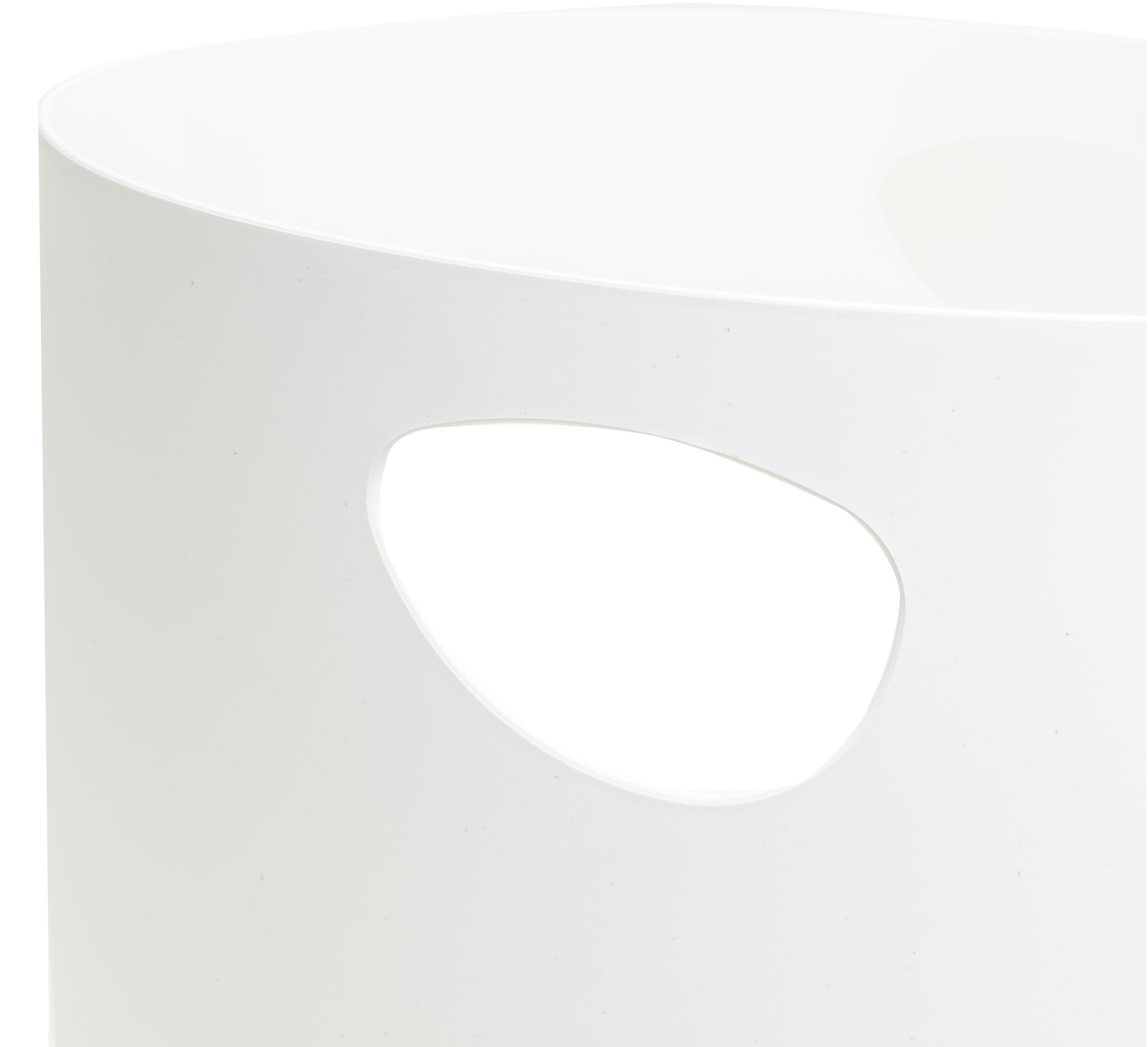Exacompta 45313D ECOBIN Papierkorbiter mit Griffen. Eleganter und robuster Papierkorb und Mülleimer im modernen Design weiß 15 L – Bild 4