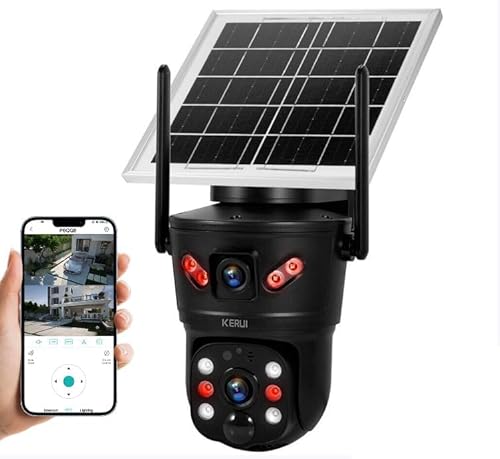 Lte outdoor surveillance camera solar with 128 gb sim card wlan