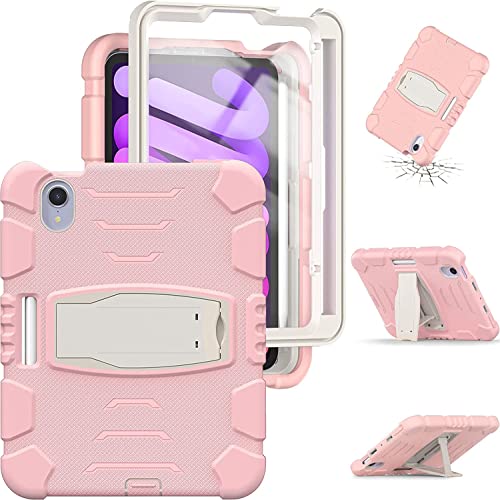 Editbar For iPad Pro12.9 (2020/2018) Tablet Case Anti-Drop Shock Absorption Protection Screen Support Holder Simple and Functional Tablet Holder Pink