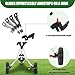 XDriveMax GC27 3 Wheel Golf Push Cart, Golf Trolley Folding Lightweight Golf Bag Pull Cart Caddy Cart for Golf Clubs and Golf Bag with Cup Holder Scorecard Holder/Storage Compartment (White)