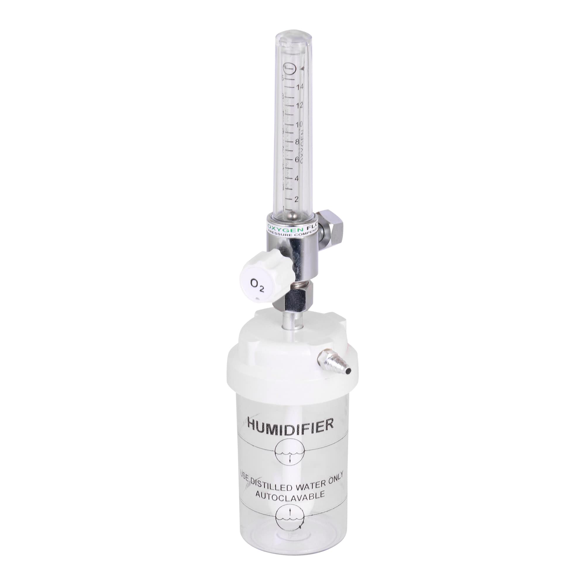 Buy AKH69 BPC OXYGEN Flow meter with rotameter& Humidifire Bottle full