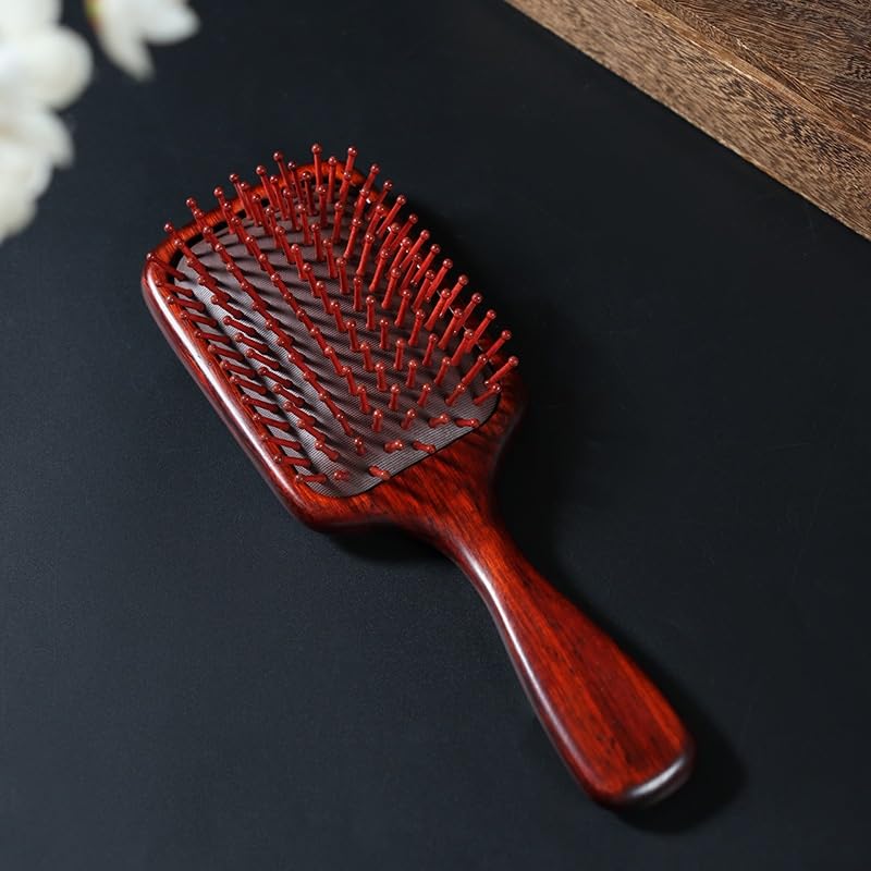 Fluffy Board Comb Household Air Cushion Solid Wood Women's Version