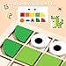 Wooden Mosaic Puzzles 120PCS Pattern Blocks Preschool Learning Activities Educational Toys Shape Matching Game Montessori Toys for Toddlers Kids Boys Girls 3 4 5 Years Old
