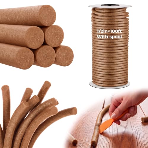 Image of MotiMind Foam Backer Rod for Gap, 1 /2 Inch X 100 ft, Brown, 1 Roll